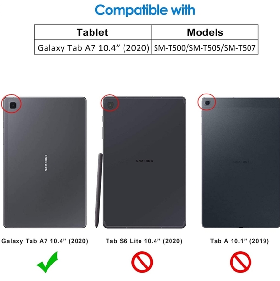 NEW JETech Case Compatible with Samsung Galaxy Tab A7 10.4 - Picture 3 of 7